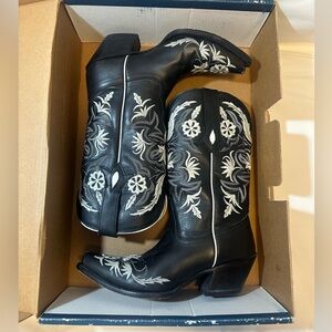 Tony Lama Black Boots w/ Box